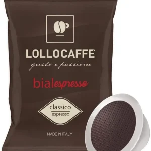 100 Bialetti Classico kompatible Lollo-Kaffeekapseln