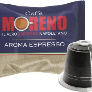 100 Kapseln Caffè Moreno Blend Blue Arome Kompatibel mit Nespresso