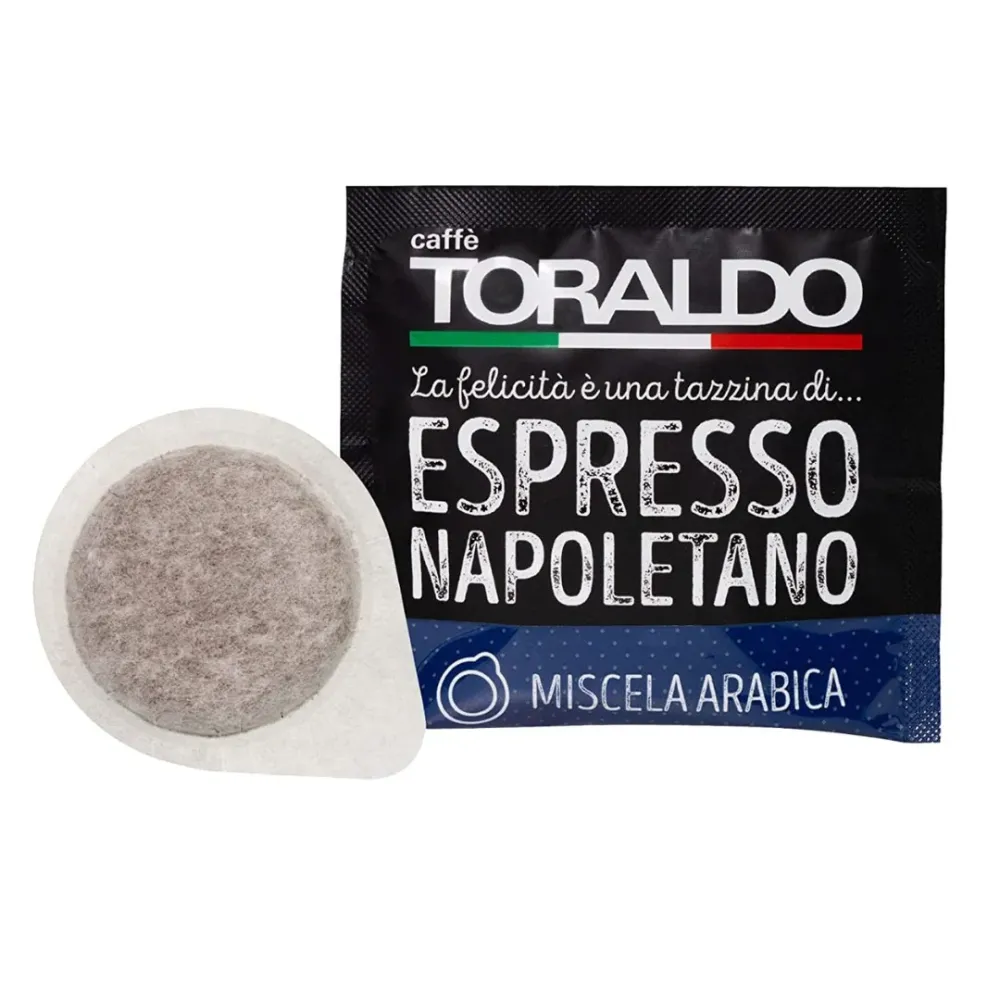150 ESE-Schoten 44 mm Caffè Toraldo Arabica-Mischung