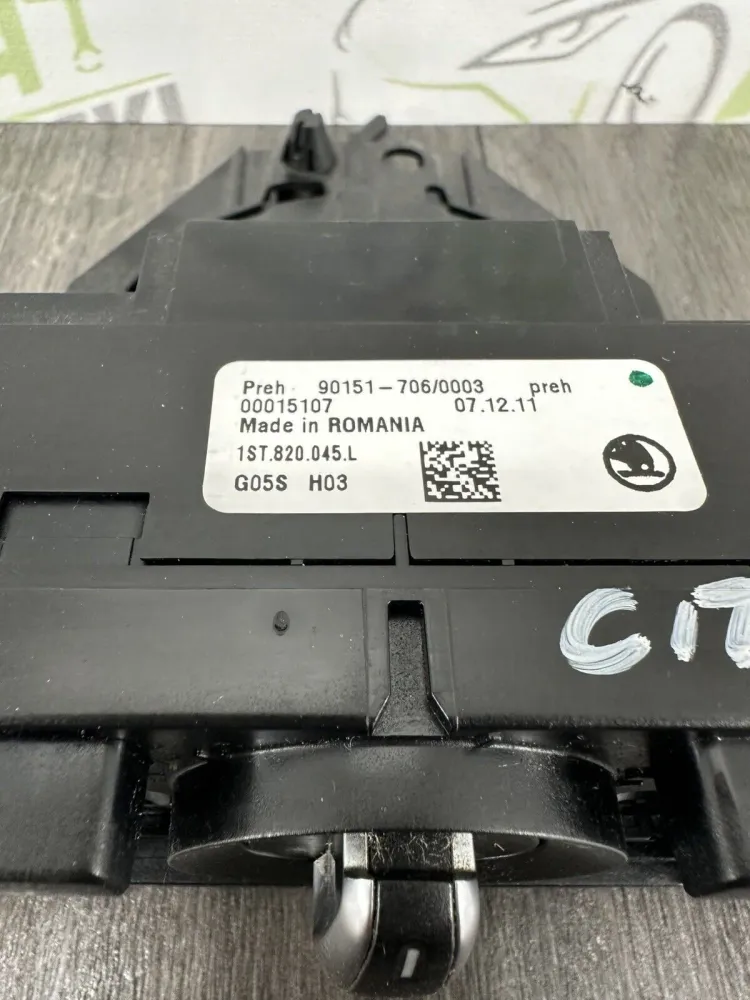 1ST820045L Klimabedienteil Regler Schalter Skoda Citigo Modelle 1ST 820 045 L