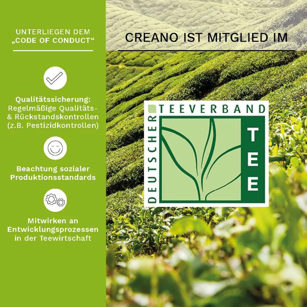 6er ErblühTee Herz-Holzbox Grüntee