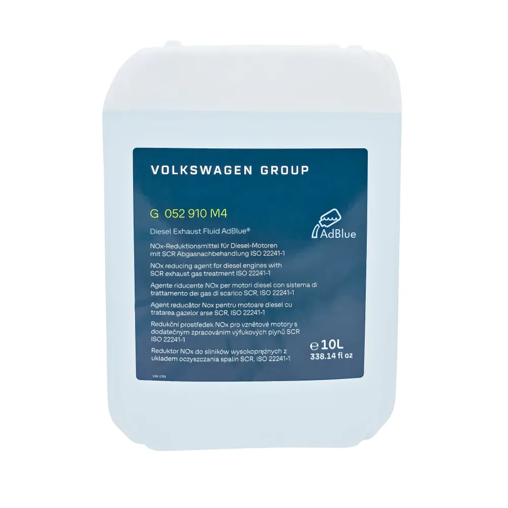 VW AdBlue Harnstoff 10L Kanister mit Einfülltrichter, Diesel Exhaust Fluid, G052910M4