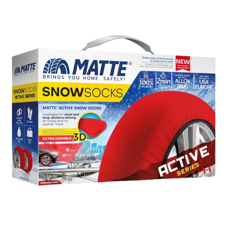 Autoketten, Textilsocken, Typ MATT, Schneesocken Active XXL