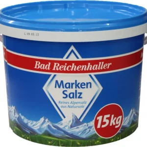 Bad Reichenhaller 64043 Marken Salz, 1 X 15 kg Eimer