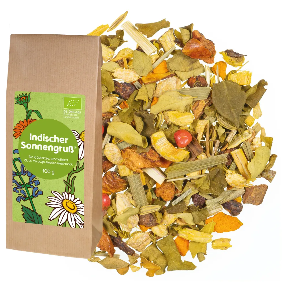 Bio Tee Indischer Sonnengruß
