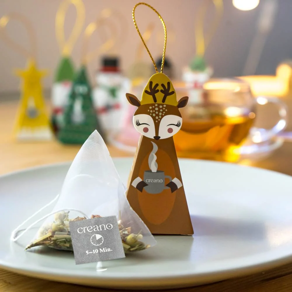 Bio-Weihnachtstee 9er-Set Pyramiden-Teebeutel