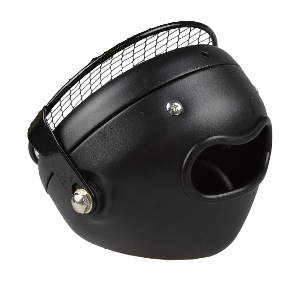 Café Racer LED-Scheinwerfer mit Gitter