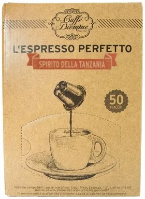Diemme Nespresso®* kompatible Kapseln Spirito della Tanzania Caffè Diemme