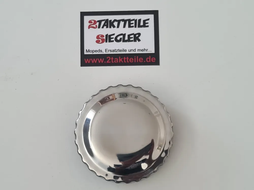 Chrom Tankdeckel 40 mm Hercules K50 RL MK Sportbike Kreidler Florett RS Zündapp KS 50 wie Cawi
