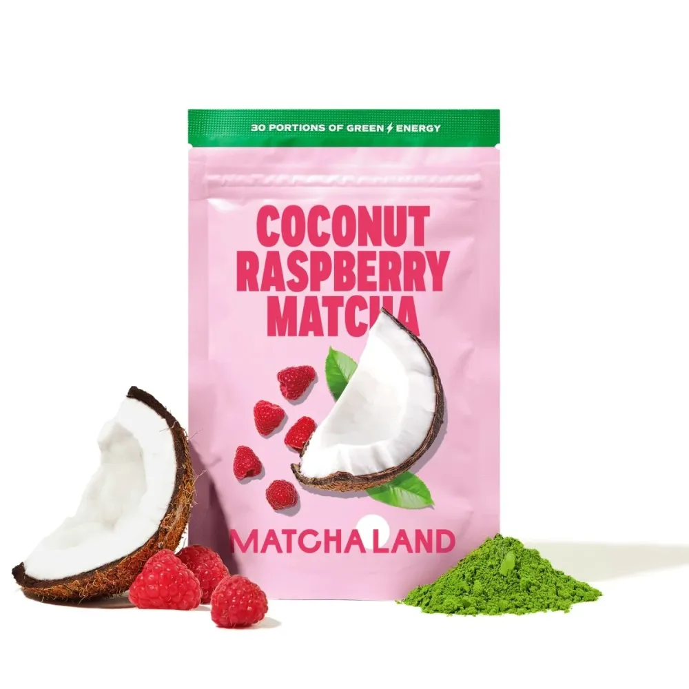 Coconut Raspberry Matcha (Zeremonie Qualität)