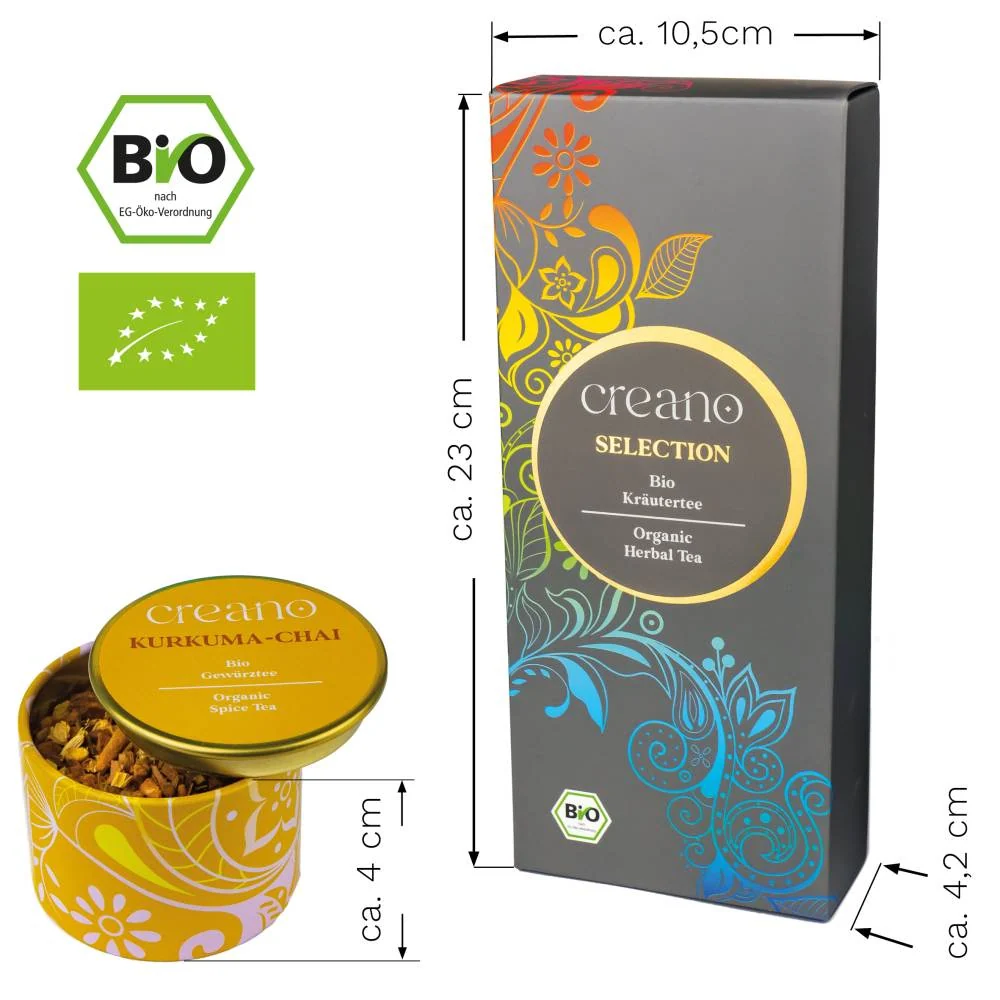 Creano Bio-Tee-Set Spicy 3er Dose