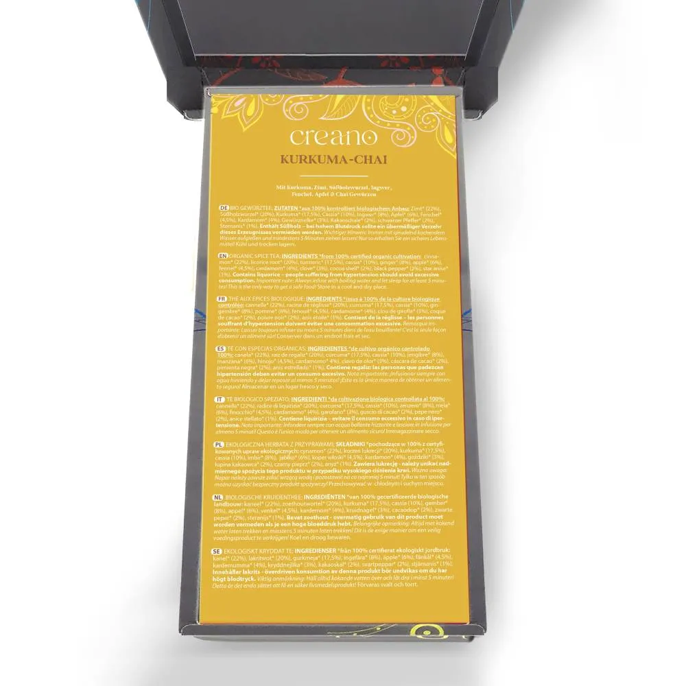Creano Bio-Tee-Set Spicy 3er Dose