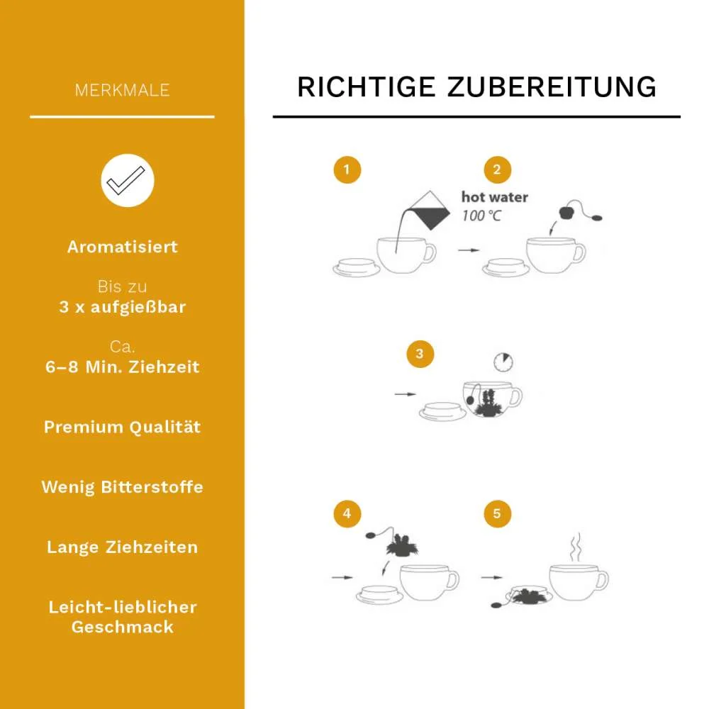 Creano ErblühTeelini Weißtee 8er-Box