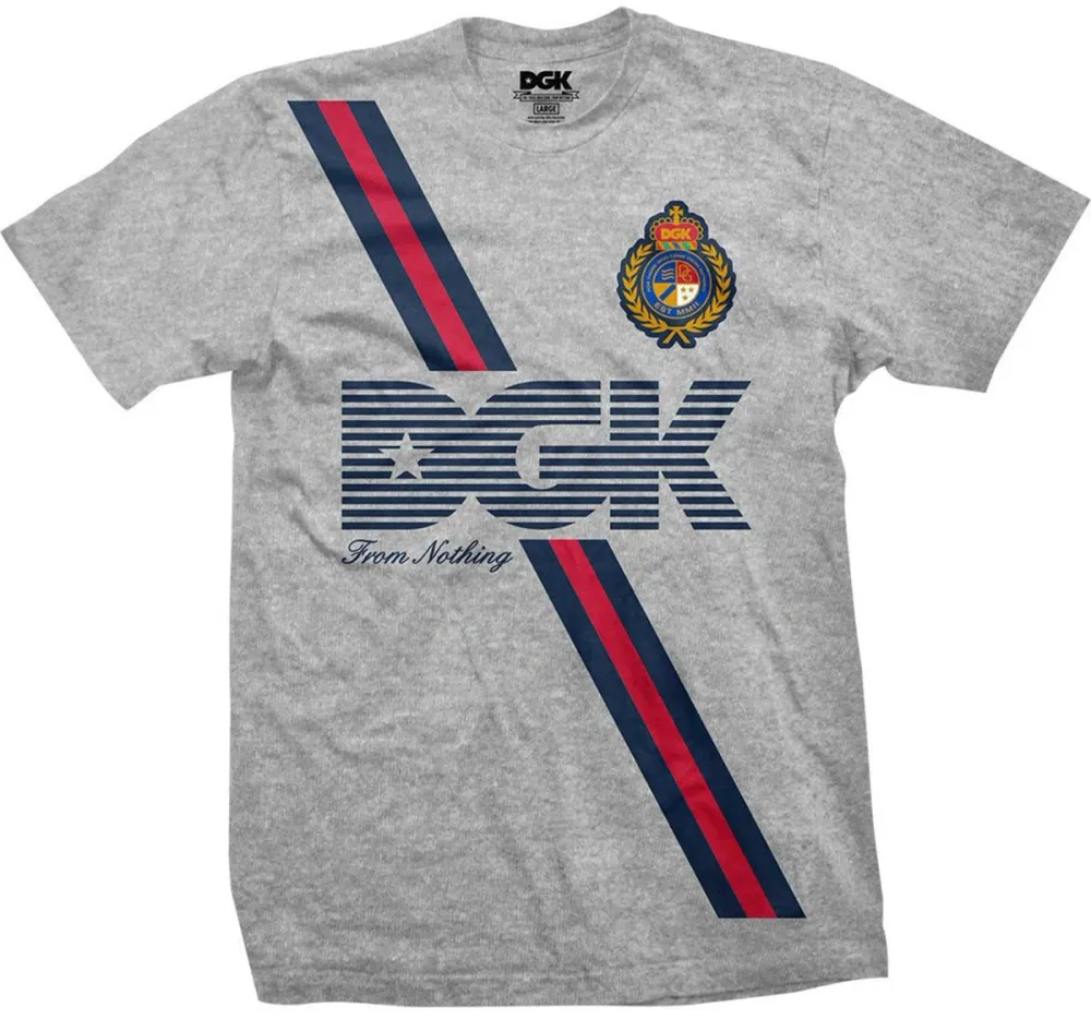 DGK Crest Tee Charcoal Heather