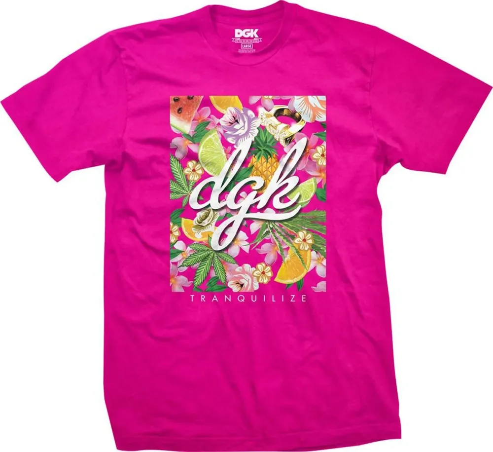 DGK Tranquilize Tee Hot Pink