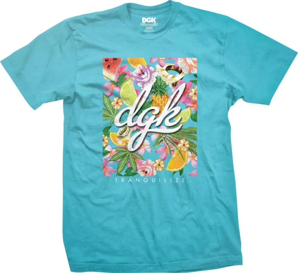 DGK Tranquilize Tee Pacific Blue