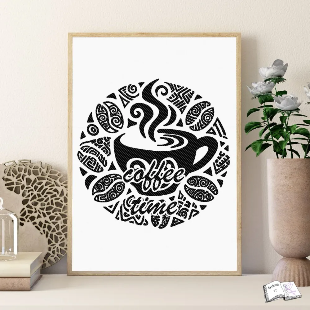 Digistamp Kaffee, Sublimation, Plotterdatei