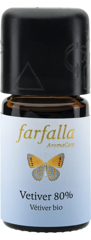 Farfalla | Vetiver Bio 80% | 5ml Ätherisches Öl