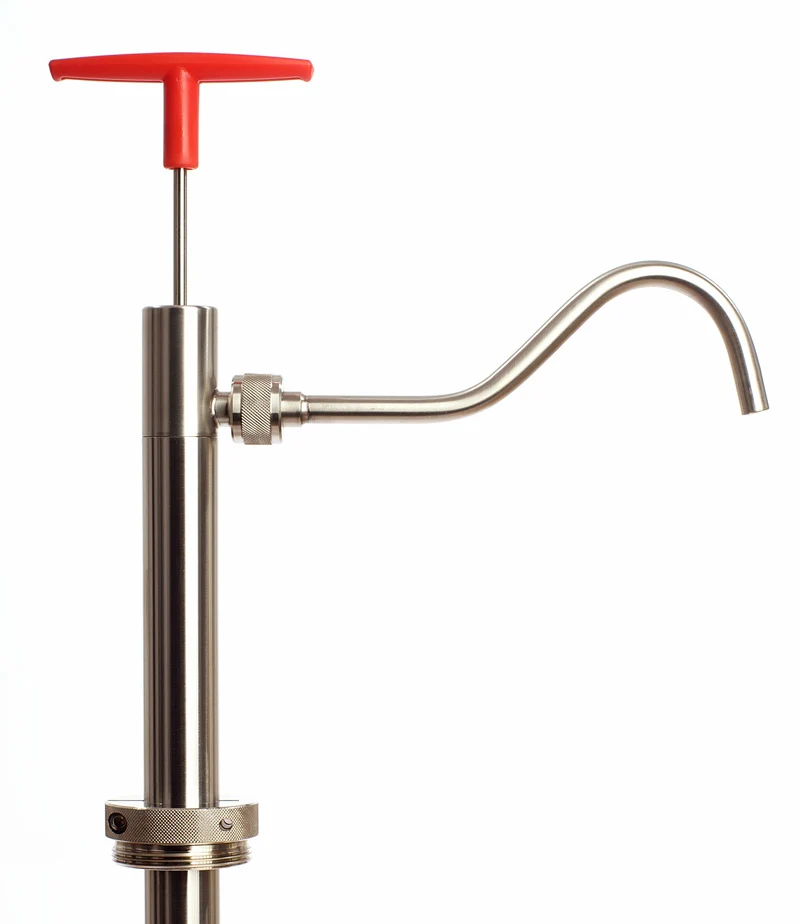 Fasspumpe für brennbare Flüssigkeiten, Bogen, Eintauchtiefe 360mm, EX Schutzzone 0