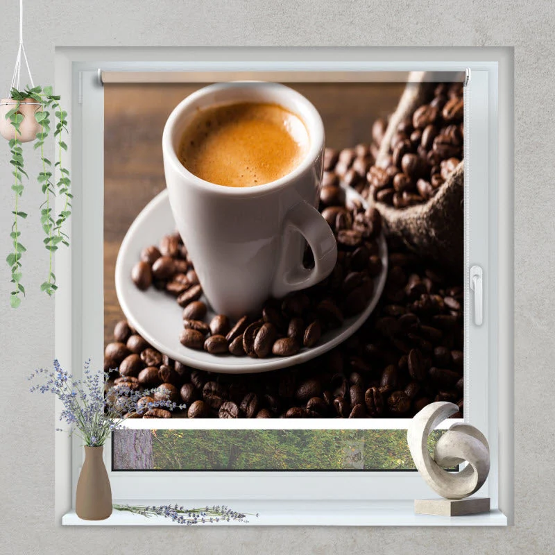 Foto Rollo Klemmfix "Espresso"