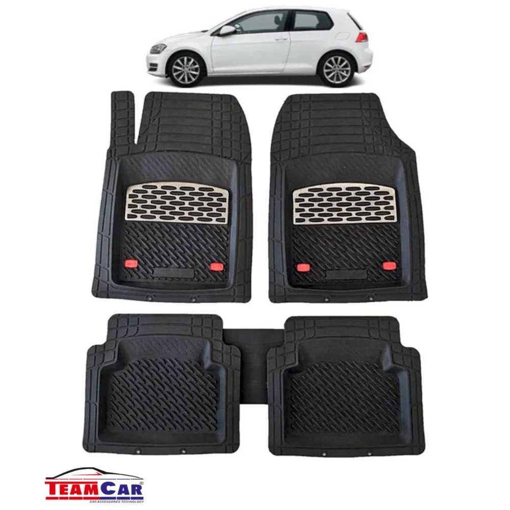 Fußmatten Volkswagen Golf 7 Schrägheck 3-türig Kompatibel 2012-2020 | Silver