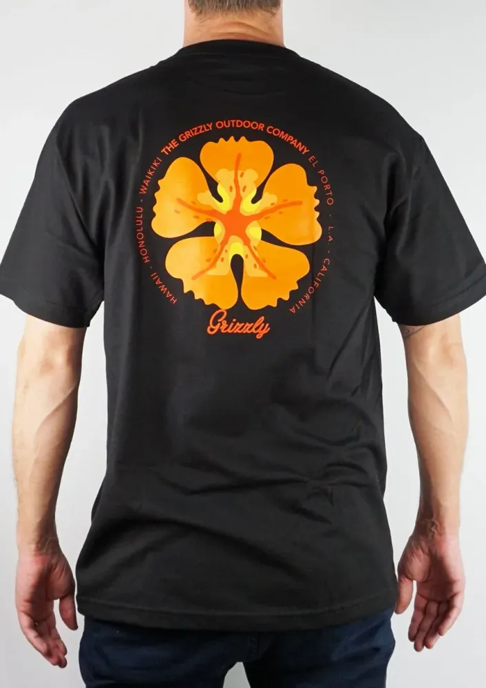 Grizzly Coastal Clique Tee Black