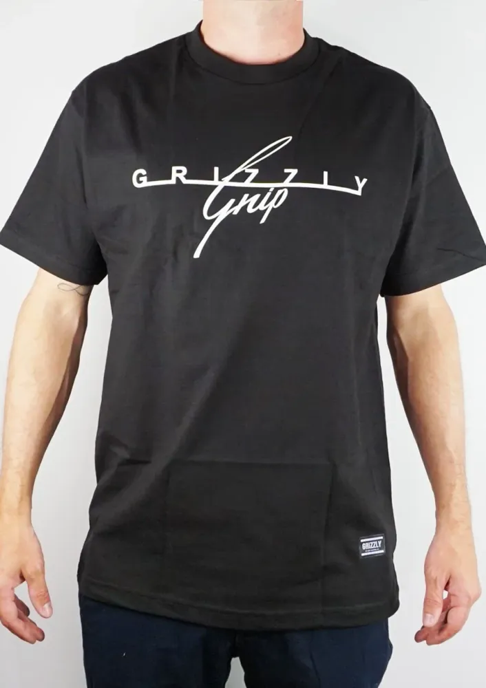 Grizzly Streamline Tee Black