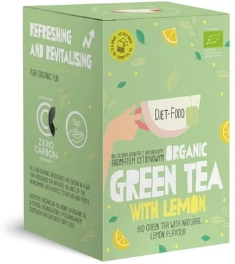 Grüner Tee mit Zitrone GRÜNER TEE MIT ZITRONE BIO (2g x20 Stück) 40 g