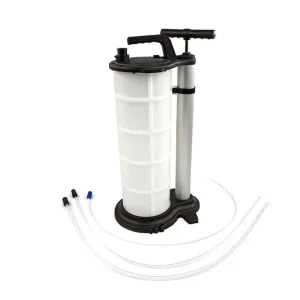 Handpumpe zum Umfüllen von Flüssigkeiten mit 3 Schläuchen