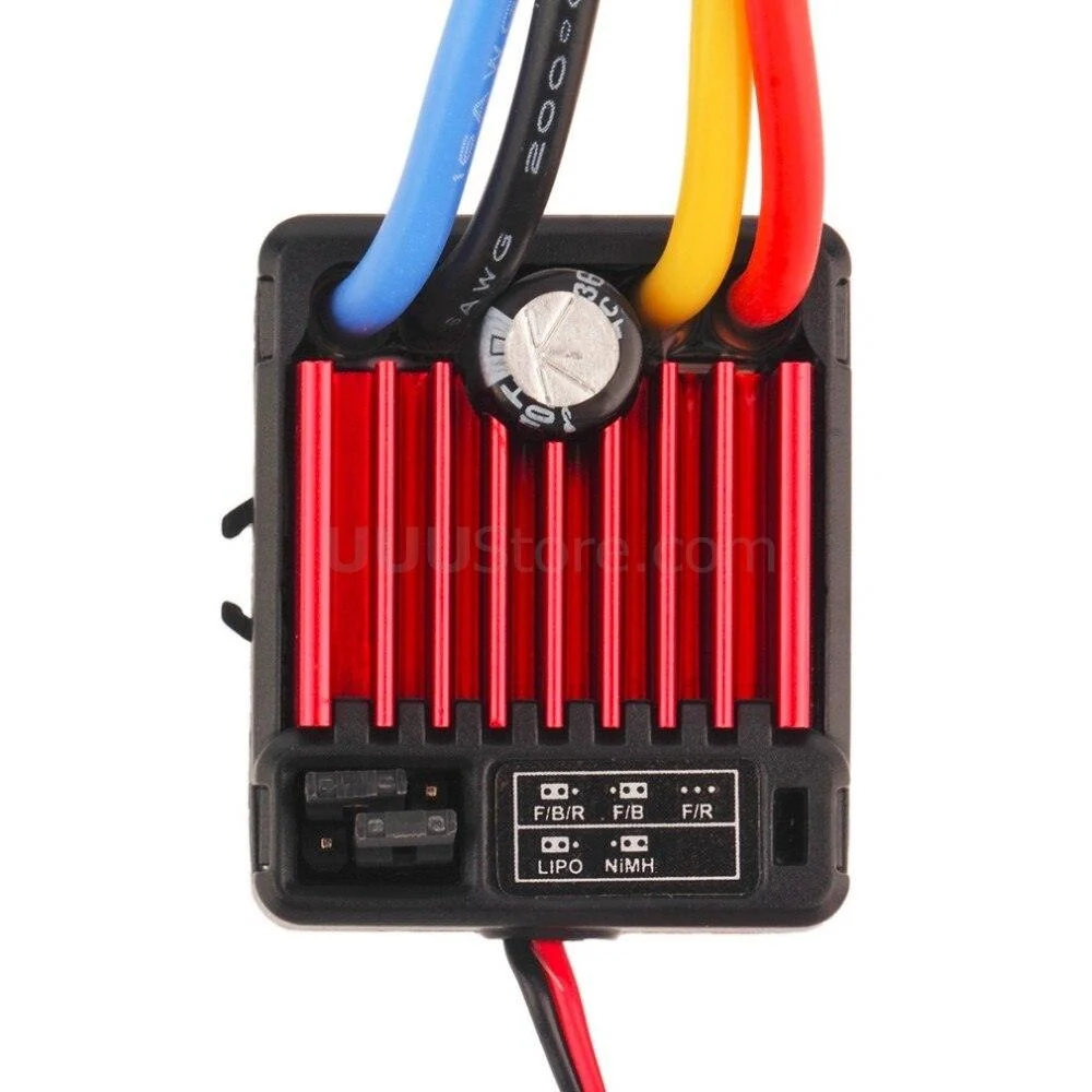 HobbyWing QuicRun Brushed 1060 60A Elektronischer Geschwindigkeitsregler ESC 1060 mit Schaltmodus BEC für 1:10 RC-Car