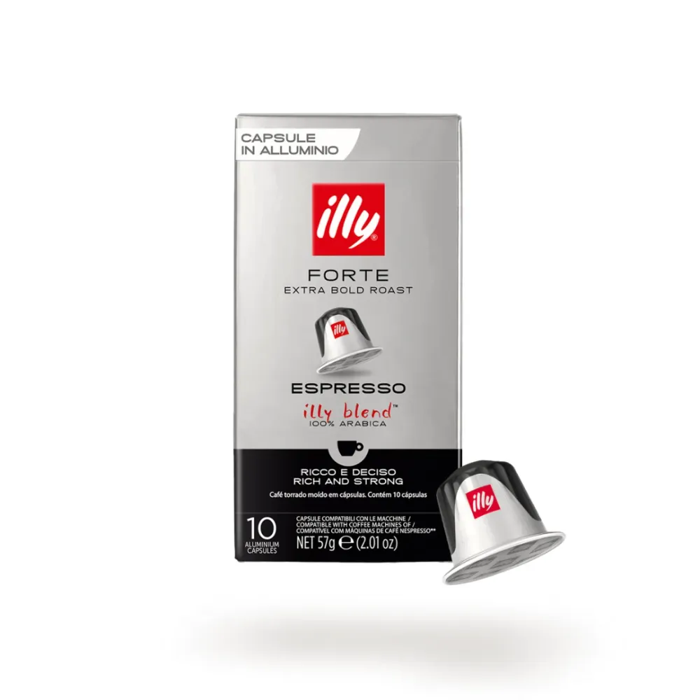 Illy Strong Röstkaffeekapseln Nespresso kompatibel*