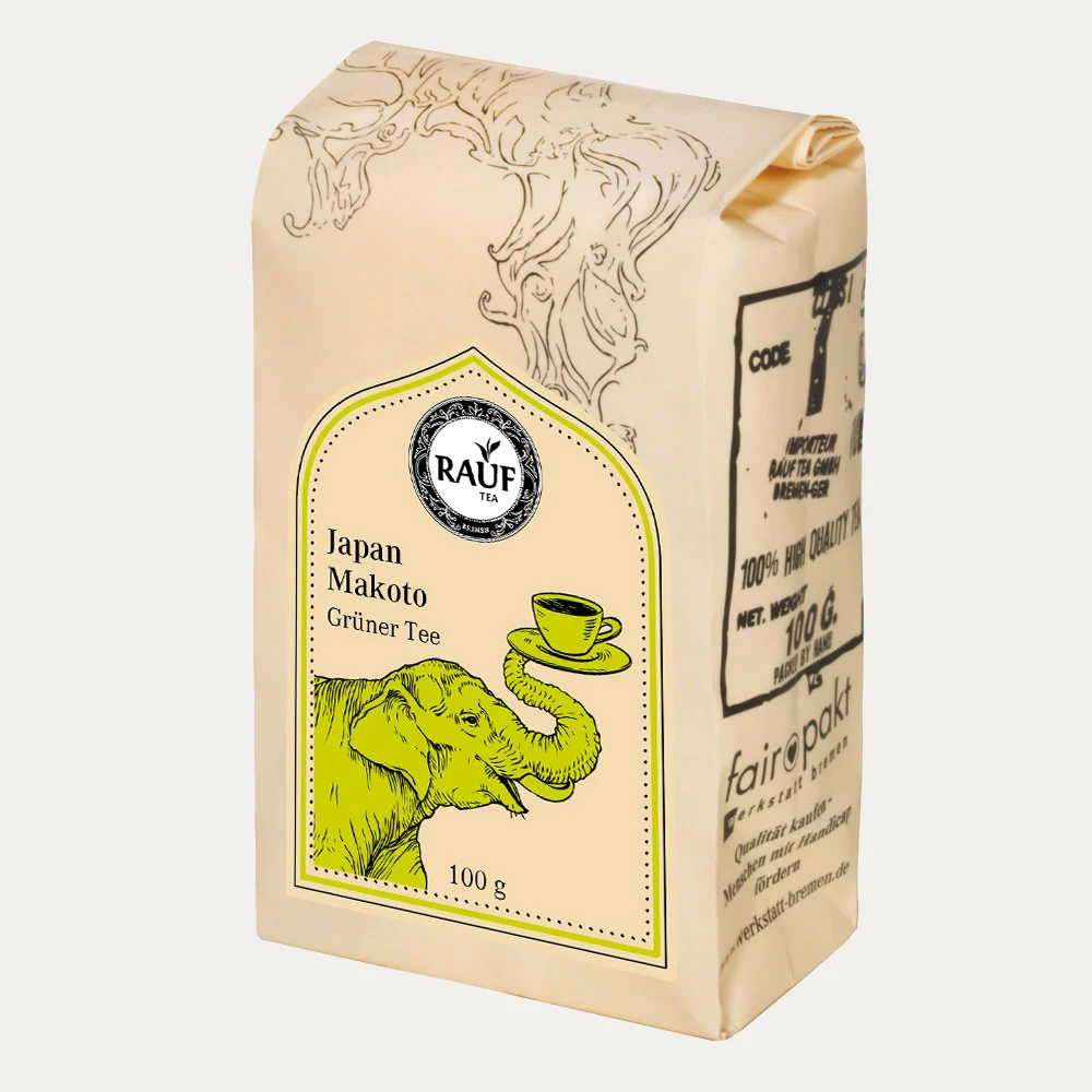 Japan Makoto Grüner Tee – Rauf Tee – 100 g