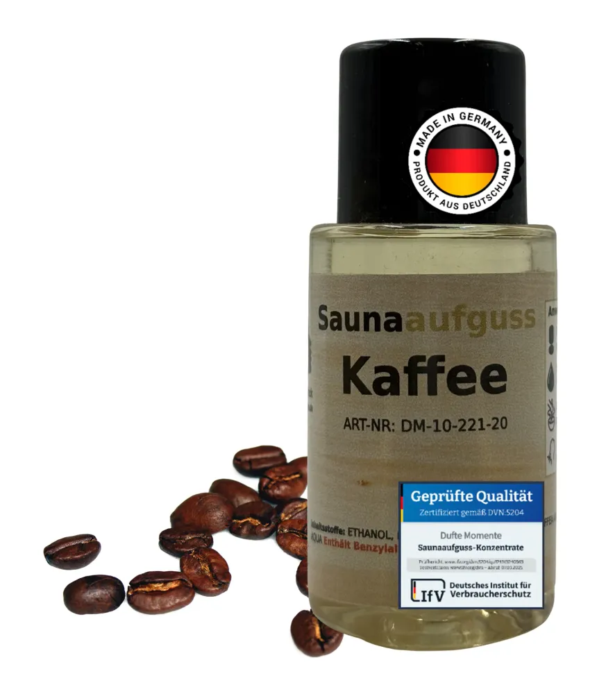 Kaffee Saunaaufguss-Konzentrat | 20 ml | Exotisch & Aromatisch