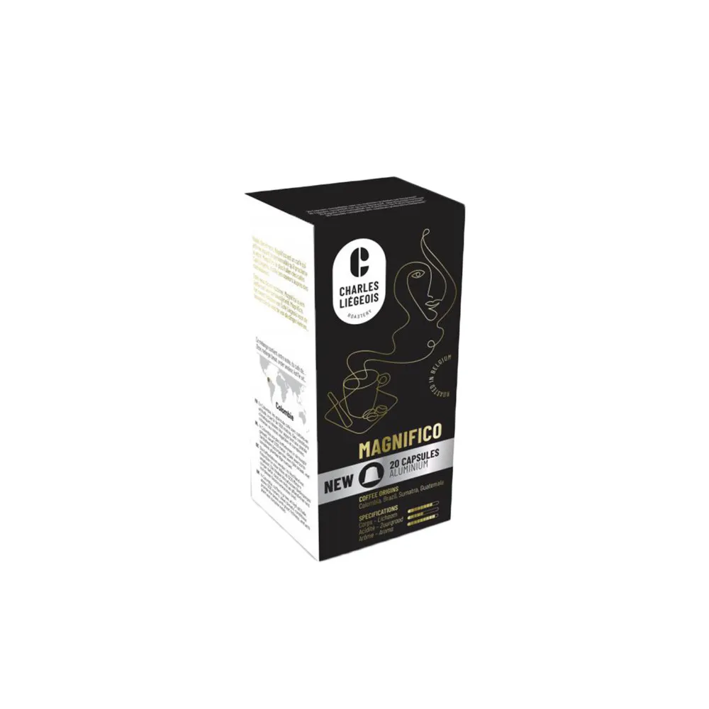 Kaffeekapseln geeignet für Nespresso® Charles Liégeois Magnifico, 20 Stk.