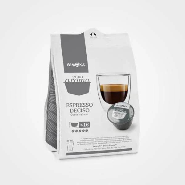 Kaffeekapseln kompatibel Dolce Gusto Espresso Deciso 16 Kapseln