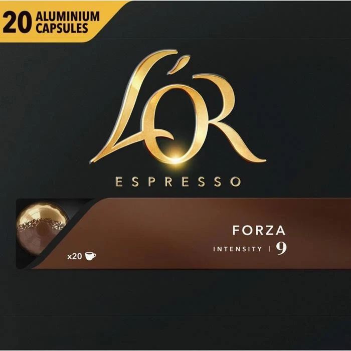 Kaffeekapseln kompatibel mit Nespresso * Forza 20 cps