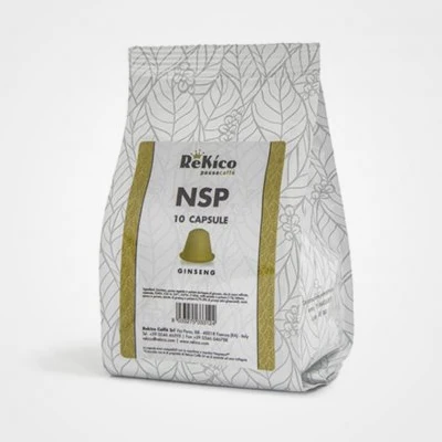 Kaffeekapseln Nespresso * -kompatible Ginseng 10 Kapseln