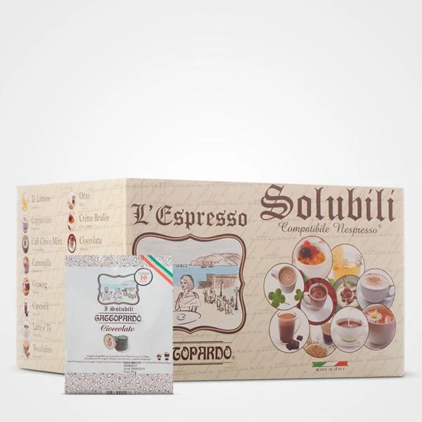 Kaffee-kompatible Nespresso * -Kapseln Schokolade 10 Kapseln