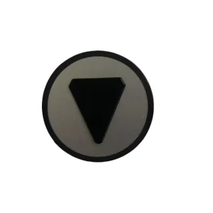 Kone Druckknopf unten, grau, taktil, KSS LOP KM801055G092