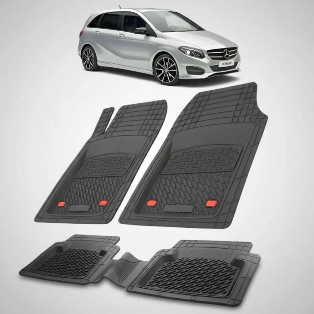 Mercedes-Benz B-Klasse W246 Fußmatten (2011–2018) | Schwarz