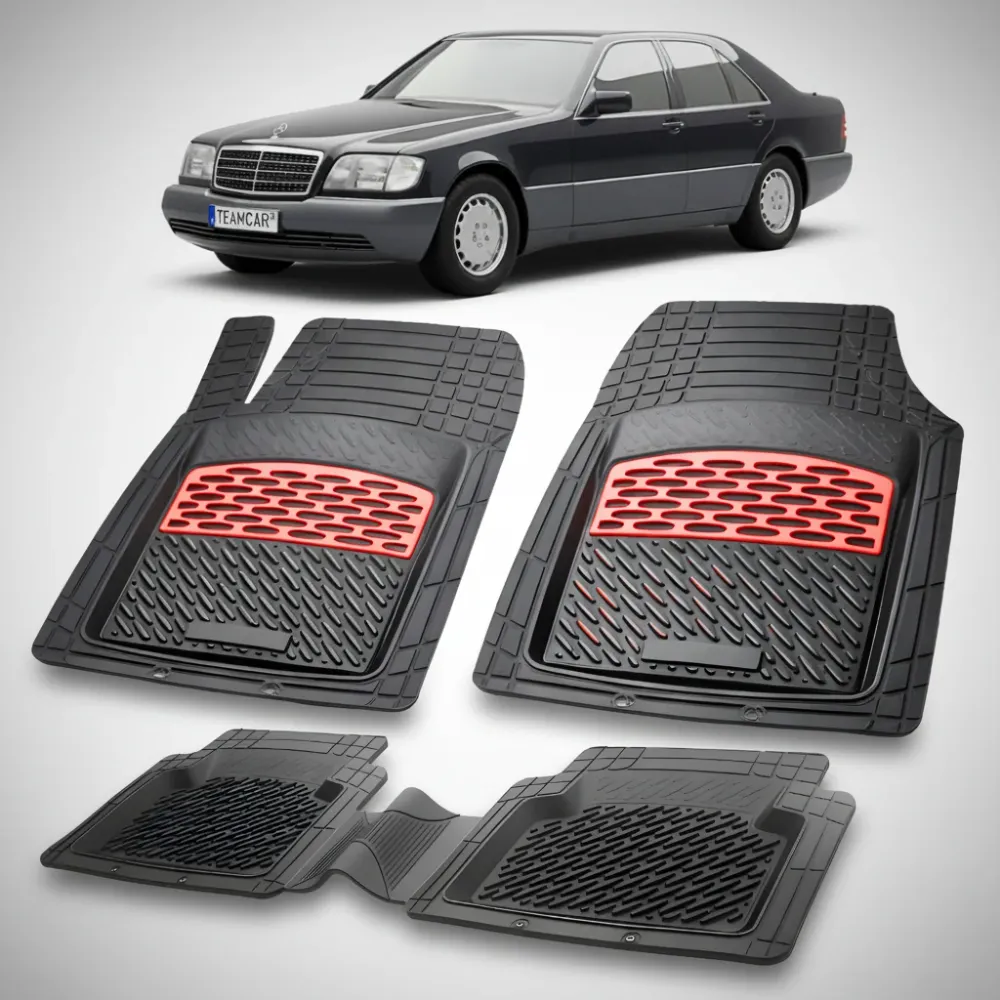 Mercedes-Benz S-Klasse W140 (1991–1998) Fußmatten | Rot