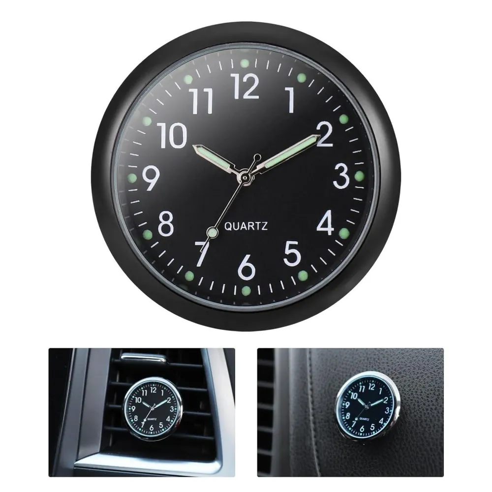 Mini Auto Uhr Quartz Analogue Car Dashboard Vent Clip Uhr