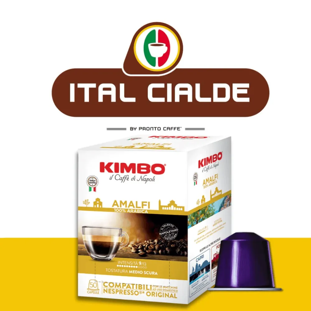 50 Nespresso-Kapseln Kimbo Amalfi Kaffee