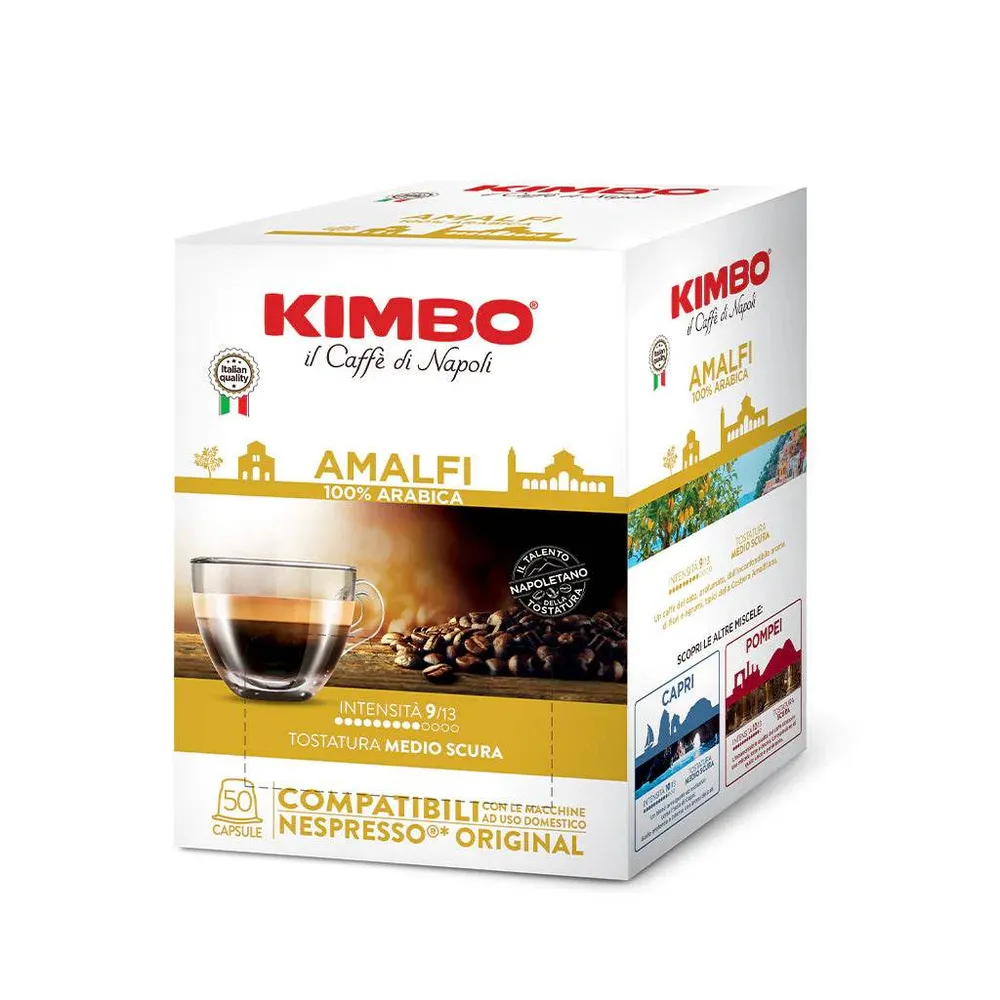 50 Nespresso-Kapseln Kimbo Amalfi Kaffee