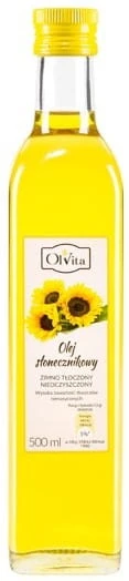 Olvita Sonnenblumenöl Kaltgepresst 500Ml