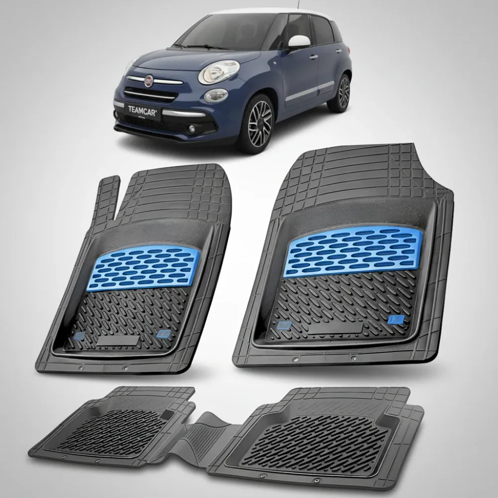 Passende Fußmatten für Fiat 500L (Urban) Facelift 2017–2022 | Blau