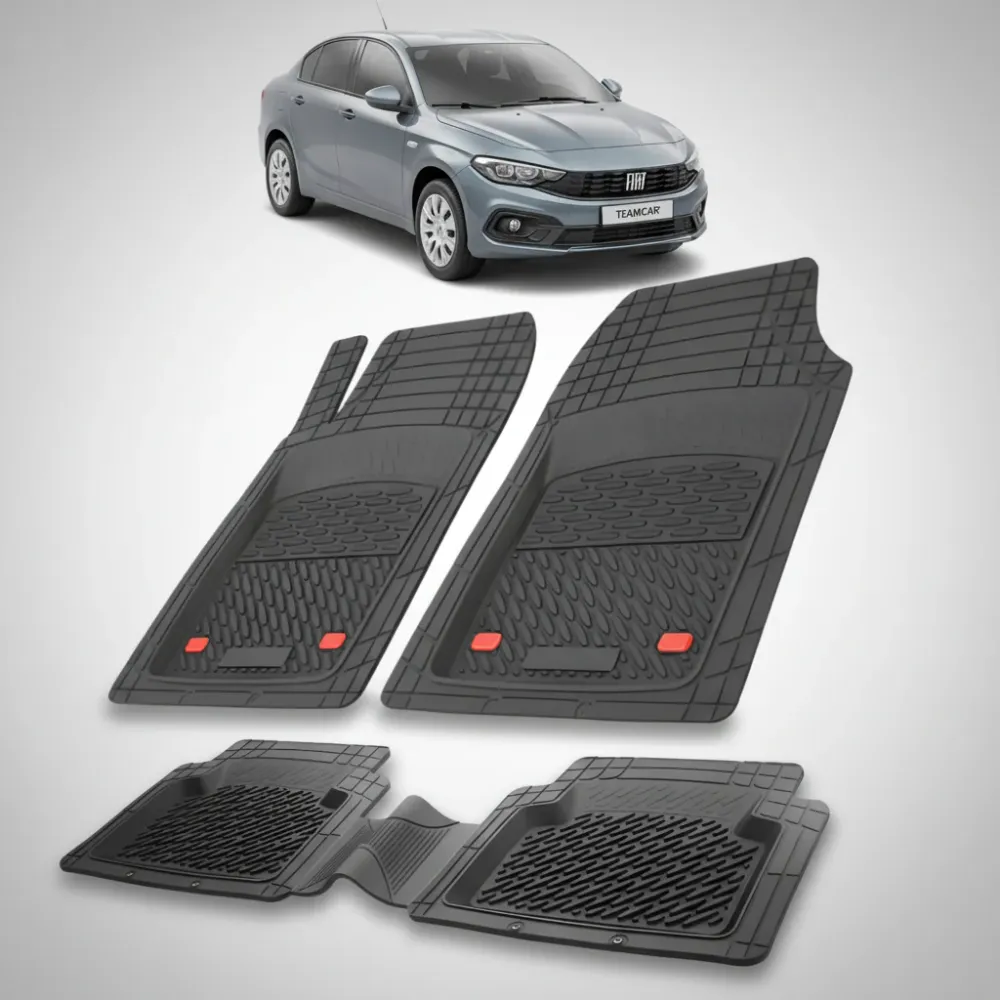 Passende Fußmatten für Fiat Tipo und Egea Limousine (Facelift 2020–2026) | Schwarz