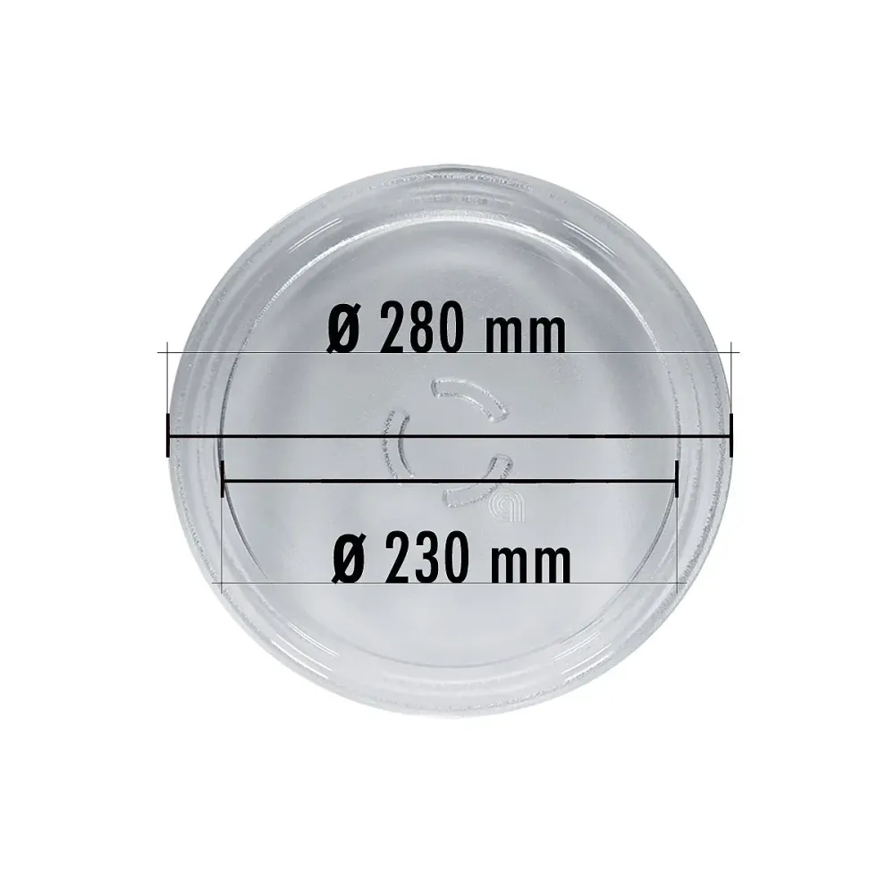 Plato Mikrowelle whirlpool Durchmesser 280 mm Originalersatzteil