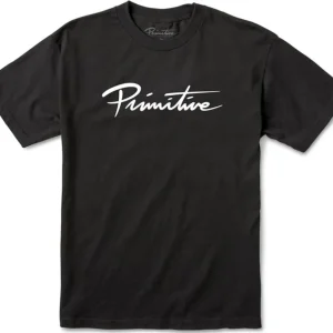Primitive Nuevo Script Tee Black
