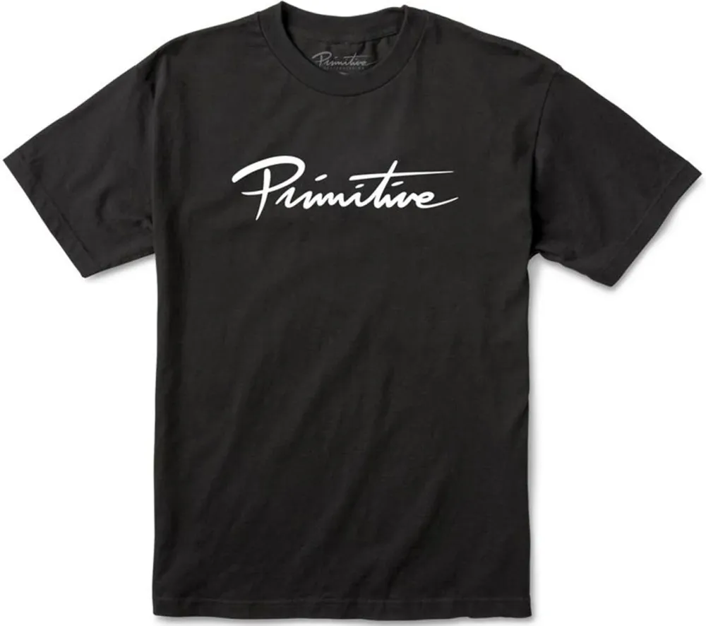 Primitive Nuevo Script Tee Black